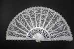 Ivory white lace wedding fan ref.10201 82.070€ #5010201